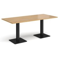 Click to view product details and reviews for Brescia Rectangular Dining Table With Flat Square Black Bases 1800mm X 800mm Oak. Click to view product details and reviews for Brescia Rectangular Dining Table With Flat Square Black Bases 1800mm X 800mm Oak.