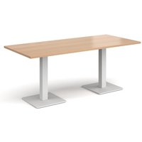 Click to view product details and reviews for Brescia Rectangular Dining Table With Flat Square White Bases 1800mm X 800mm Beech. Click to view product details and reviews for Brescia Rectangular Dining Table With Flat Square White Bases 1800mm X 800mm Beech.