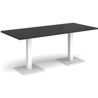 Click to view product details and reviews for Brescia Rectangular Dining Table With Flat Square White Bases 1800mm X 800mm Black. Click to view product details and reviews for Brescia Rectangular Dining Table With Flat Square White Bases 1800mm X 800mm Black.