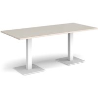 Click to view product details and reviews for Brescia Rectangular Dining Table With Flat Square White Bases 1800mm X 800mm Light Grey. Click to view product details and reviews for Brescia Rectangular Dining Table With Flat Square White Bases 1800mm X 800mm Light Grey.