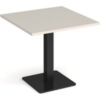 Click to view product details and reviews for Brescia Square Dining Table With Flat Square Black Base 800mm Light Grey. Click to view product details and reviews for Brescia Square Dining Table With Flat Square Black Base 800mm Light Grey.