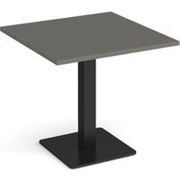 Click to view product details and reviews for Brescia Square Dining Table With Flat Square Black Base 800mm Onyx Grey. Click to view product details and reviews for Brescia Square Dining Table With Flat Square Black Base 800mm Onyx Grey.