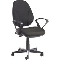 Click to view product details and reviews for Bilbao Fabric Operators Chair With Lumbar Support And Fixed Arms Black. Click to view product details and reviews for Bilbao Fabric Operators Chair With Lumbar Support And Fixed Arms Black.
