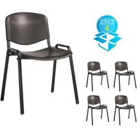 Click to view product details and reviews for Taurus Plastic Meeting Room Stackable Chair Box Of 4 With No Arms Black With Black Frame. Click to view product details and reviews for Taurus Plastic Meeting Room Stackable Chair Box Of 4 With No Arms Black With Black Frame.