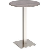 Click to view product details and reviews for Brescia Circular Poseur Table With Flat Square Brushed Steel Base 800mm Grey Oak. Click to view product details and reviews for Brescia Circular Poseur Table With Flat Square Brushed Steel Base 800mm Grey Oak.