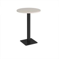 Click to view product details and reviews for Brescia Circular Poseur Table With Flat Square Black Base 800mm Light Grey. Click to view product details and reviews for Brescia Circular Poseur Table With Flat Square Black Base 800mm Light Grey.