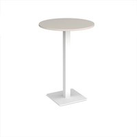 Click to view product details and reviews for Brescia Circular Poseur Table With Flat Square White Base 800mm Light Grey. Click to view product details and reviews for Brescia Circular Poseur Table With Flat Square White Base 800mm Light Grey.
