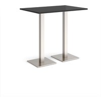 Click to view product details and reviews for Brescia Rectangular Poseur Table With Flat Square Brushed Steel Bases 1200mm X 800mm Black. Click to view product details and reviews for Brescia Rectangular Poseur Table With Flat Square Brushed Steel Bases 1200mm X 800mm Black.