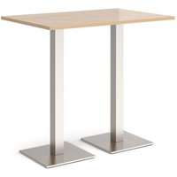 Click to view product details and reviews for Brescia Rectangular Poseur Table With Flat Square Brushed Steel Bases 1200mm X 800mm Kendal Oak. Click to view product details and reviews for Brescia Rectangular Poseur Table With Flat Square Brushed Steel Bases 1200mm X 800mm Kendal Oak.