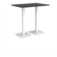 Click to view product details and reviews for Brescia Rectangular Poseur Table With Flat Square White Bases 1200mm X 800mm Black. Click to view product details and reviews for Brescia Rectangular Poseur Table With Flat Square White Bases 1200mm X 800mm Black.