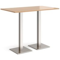 Click to view product details and reviews for Brescia Rectangular Poseur Table With Flat Square Brushed Steel Bases 1400mm X 800mm Beech. Click to view product details and reviews for Brescia Rectangular Poseur Table With Flat Square Brushed Steel Bases 1400mm X 800mm Beech.
