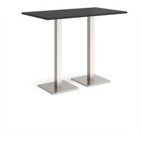 Click to view product details and reviews for Brescia Rectangular Poseur Table With Flat Square Brushed Steel Bases 1400mm X 800mm Black. Click to view product details and reviews for Brescia Rectangular Poseur Table With Flat Square Brushed Steel Bases 1400mm X 800mm Black.