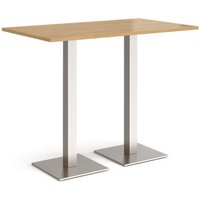 Click to view product details and reviews for Brescia Rectangular Poseur Table With Flat Square Brushed Steel Bases 1400mm X 800mm Oak. Click to view product details and reviews for Brescia Rectangular Poseur Table With Flat Square Brushed Steel Bases 1400mm X 800mm Oak.