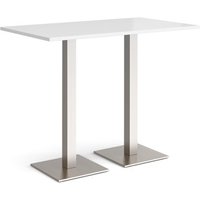 Click to view product details and reviews for Brescia Rectangular Poseur Table With Flat Square Brushed Steel Bases 1400mm X 800mm White. Click to view product details and reviews for Brescia Rectangular Poseur Table With Flat Square Brushed Steel Bases 1400mm X 800mm White.