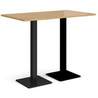 Click to view product details and reviews for Brescia Rectangular Poseur Table With Flat Square Black Bases 1400mm X 800mm Oak. Click to view product details and reviews for Brescia Rectangular Poseur Table With Flat Square Black Bases 1400mm X 800mm Oak.