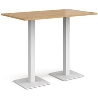 Click to view product details and reviews for Brescia Rectangular Poseur Table With Flat Square White Bases 1400mm X 800mm Oak. Click to view product details and reviews for Brescia Rectangular Poseur Table With Flat Square White Bases 1400mm X 800mm Oak.