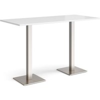 Click to view product details and reviews for Brescia Rectangular Poseur Table With Flat Square Brushed Steel Bases 1800mm X 800mm White. Click to view product details and reviews for Brescia Rectangular Poseur Table With Flat Square Brushed Steel Bases 1800mm X 800mm White.