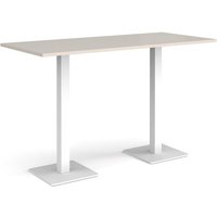 Click to view product details and reviews for Brescia Rectangular Poseur Table With Flat Square White Bases 1800mm X 800mm Light Grey. Click to view product details and reviews for Brescia Rectangular Poseur Table With Flat Square White Bases 1800mm X 800mm Light Grey.