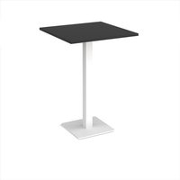 Click to view product details and reviews for Brescia Square Poseur Table With Flat Square White Base 800mm Black. Click to view product details and reviews for Brescia Square Poseur Table With Flat Square White Base 800mm Black.
