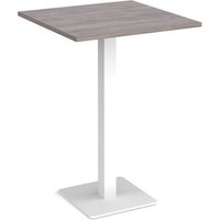 Click to view product details and reviews for Brescia Square Poseur Table With Flat Square White Base 800mm Grey Oak. Click to view product details and reviews for Brescia Square Poseur Table With Flat Square White Base 800mm Grey Oak.