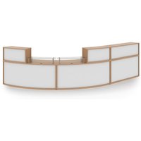 Click to view product details and reviews for Denver Extra Large Curved Complete Reception Unit Beech With White Panels. Click to view product details and reviews for Denver Extra Large Curved Complete Reception Unit Beech With White Panels.