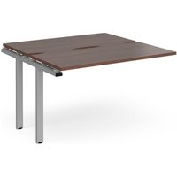 Click to view product details and reviews for Bench Desk Add On 2 Person Rectangular Desks 1200mm Walnut Tops With Silver Frames 1200mm Depth Adapt. Click to view product details and reviews for Bench Desk Add On 2 Person Rectangular Desks 1200mm Walnut Tops With Silver Frames 1200mm Depth Adapt.