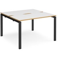 Click to view product details and reviews for Bench Desk 2 Person Rectangular Desks 1200mm White Oak Tops With Black Frames 1200mm Depth Adapt. Click to view product details and reviews for Bench Desk 2 Person Rectangular Desks 1200mm White Oak Tops With Black Frames 1200mm Depth Adapt.