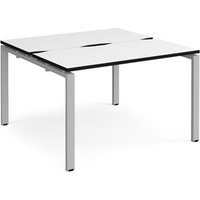 Click to view product details and reviews for Adapt Back To Back Desks 1200mm X 1200mm Silver Frame White Top Black Edge. Click to view product details and reviews for Adapt Back To Back Desks 1200mm X 1200mm Silver Frame White Top Black Edge.