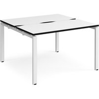Click to view product details and reviews for Adapt Back To Back Desks 1200mm X 1200mm White Frame White Top Black Edge. Click to view product details and reviews for Adapt Back To Back Desks 1200mm X 1200mm White Frame White Top Black Edge.
