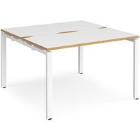 Click to view product details and reviews for Bench Desk 2 Person Rectangular Desks 1200mm White Oak Tops With White Frames 1200mm Depth Adapt. Click to view product details and reviews for Bench Desk 2 Person Rectangular Desks 1200mm White Oak Tops With White Frames 1200mm Depth Adapt.
