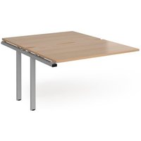Click to view product details and reviews for Bench Desk Add On 2 Person Rectangular Desks 1200mm Beech Tops With Silver Frames 1600mm Depth Adapt. Click to view product details and reviews for Bench Desk Add On 2 Person Rectangular Desks 1200mm Beech Tops With Silver Frames 1600mm Depth Adapt.