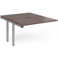 Click to view product details and reviews for Bench Desk Add On 2 Person Rectangular Desks 1200mm Walnut Tops With Silver Frames 1600mm Depth Adapt. Click to view product details and reviews for Bench Desk Add On 2 Person Rectangular Desks 1200mm Walnut Tops With Silver Frames 1600mm Depth Adapt.