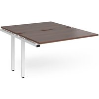 Click to view product details and reviews for Bench Desk Add On 2 Person Rectangular Desks 1200mm Walnut Tops With White Frames 1600mm Depth Adapt. Click to view product details and reviews for Bench Desk Add On 2 Person Rectangular Desks 1200mm Walnut Tops With White Frames 1600mm Depth Adapt.