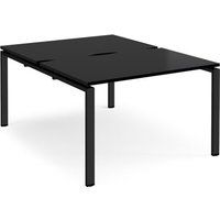 Click to view product details and reviews for Adapt Back To Back Desks 1200mm X 1600mm Black Frame Black Top. Click to view product details and reviews for Adapt Back To Back Desks 1200mm X 1600mm Black Frame Black Top.