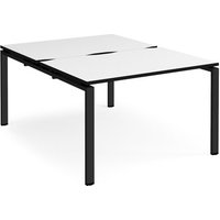 Click to view product details and reviews for Adapt Back To Back Desks 1200mm X 1600mm Black Frame White Top Black Edge. Click to view product details and reviews for Adapt Back To Back Desks 1200mm X 1600mm Black Frame White Top Black Edge.