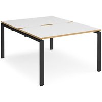 Click to view product details and reviews for Bench Desk 2 Person Rectangular Desks 1200mm White Oak Tops With Black Frames 1600mm Depth Adapt. Click to view product details and reviews for Bench Desk 2 Person Rectangular Desks 1200mm White Oak Tops With Black Frames 1600mm Depth Adapt.