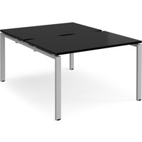 Click to view product details and reviews for Adapt Back To Back Desks 1200mm X 1600mm Silver Frame Black Top. Click to view product details and reviews for Adapt Back To Back Desks 1200mm X 1600mm Silver Frame Black Top.