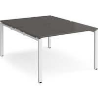 Click to view product details and reviews for Adapt Back To Back Desks 1200mm X 1600mm White Frame Storm Grey Top. Click to view product details and reviews for Adapt Back To Back Desks 1200mm X 1600mm White Frame Storm Grey Top.