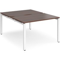 Click to view product details and reviews for Bench Desk 2 Person Rectangular Desks 1200mm Walnut Tops With White Frames 1600mm Depth Adapt. Click to view product details and reviews for Bench Desk 2 Person Rectangular Desks 1200mm Walnut Tops With White Frames 1600mm Depth Adapt.