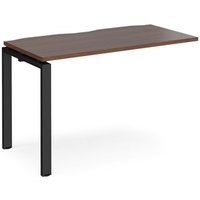 Click to view product details and reviews for Bench Desk Add On Rectangular Desk 1200mm Walnut Tops With Black Frames 600mm Depth Adapt. Click to view product details and reviews for Bench Desk Add On Rectangular Desk 1200mm Walnut Tops With Black Frames 600mm Depth Adapt.