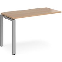 Click to view product details and reviews for Bench Desk Add On Rectangular Desk 1200mm Beech Tops With Silver Frames 600mm Depth Adapt. Click to view product details and reviews for Bench Desk Add On Rectangular Desk 1200mm Beech Tops With Silver Frames 600mm Depth Adapt.