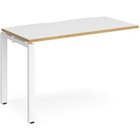 Click to view product details and reviews for Bench Desk Add On Rectangular Desk 1200mm White Oak Tops With White Frames 600mm Depth Adapt. Click to view product details and reviews for Bench Desk Add On Rectangular Desk 1200mm White Oak Tops With White Frames 600mm Depth Adapt.