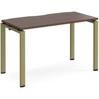 Click to view product details and reviews for Adapt Single Desk 1200mm X 600mm Green Frame Walnut Top. Click to view product details and reviews for Adapt Single Desk 1200mm X 600mm Green Frame Walnut Top.