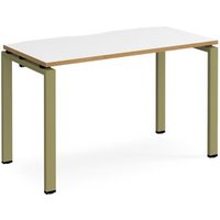 Click to view product details and reviews for Adapt Single Desk 1200mm X 600mm Green Frame White Top Oak Edge. Click to view product details and reviews for Adapt Single Desk 1200mm X 600mm Green Frame White Top Oak Edge.