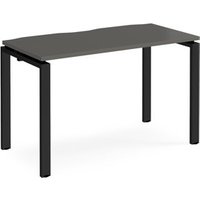 Click to view product details and reviews for Adapt Single Desk 1200mm X 600mm Black Frame Storm Grey Top. Click to view product details and reviews for Adapt Single Desk 1200mm X 600mm Black Frame Storm Grey Top.