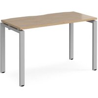 Click to view product details and reviews for Adapt Single Desk 1200mm X 600mm Silver Frame Kendal Oak Top. Click to view product details and reviews for Adapt Single Desk 1200mm X 600mm Silver Frame Kendal Oak Top.