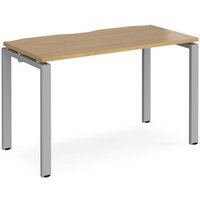 Click to view product details and reviews for Bench Desk Single Person Rectangular Desk 1200mm Oak Tops With Silver Frames 600mm Depth Adapt. Click to view product details and reviews for Bench Desk Single Person Rectangular Desk 1200mm Oak Tops With Silver Frames 600mm Depth Adapt.