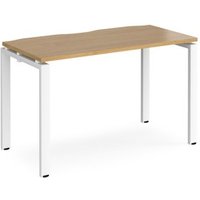 Click to view product details and reviews for Bench Desk Single Person Rectangular Desk 1200mm Oak Tops With White Frames 600mm Depth Adapt. Click to view product details and reviews for Bench Desk Single Person Rectangular Desk 1200mm Oak Tops With White Frames 600mm Depth Adapt.