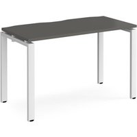 Click to view product details and reviews for Adapt Single Desk 1200mm X 600mm White Frame Storm Grey Top. Click to view product details and reviews for Adapt Single Desk 1200mm X 600mm White Frame Storm Grey Top.