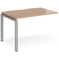 Click to view product details and reviews for Bench Desk Add On Rectangular Desk 1200mm Beech Tops With Silver Frames 800mm Depth Adapt. Click to view product details and reviews for Bench Desk Add On Rectangular Desk 1200mm Beech Tops With Silver Frames 800mm Depth Adapt.